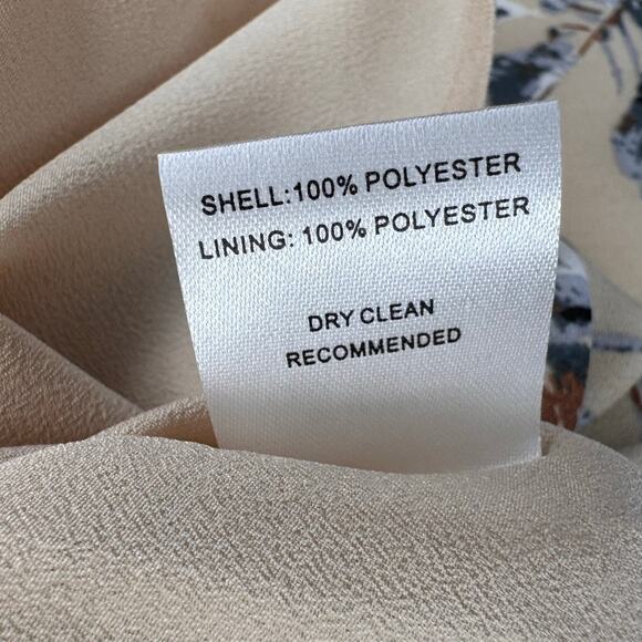 NWT Ali & Jay Merci Tan Floral Ruffle Dress - Picture 7 of 8